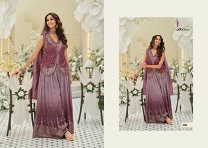 Pure <b>viscose</b> with embroidery Latest Trendy Pakistani Style Beads and And Work Embroidered <b>Top</b> With Palazzo And Dupatta - Product Image 2