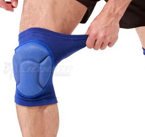 Vente en gros Protection professionnelle couleur personnalisée Genouillères d'haltérophilie légères et épaisses Dernière conception - Product Image 3