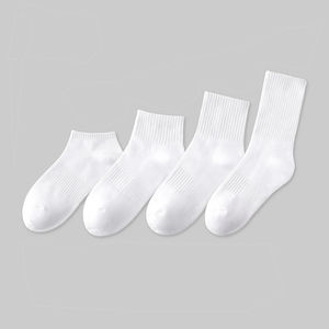 Chaussettes personnalisées avec logo pour hommes Chaussettes en coton respirantes et confortables pour un usage quotidien - Product Image 3