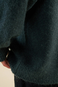 Vente en gros de chandails en mohair de qualité supérieure pour hommes, pull à manches longues et col rond surdimensionné pour hommes, pull décontracté en mohair pour hommes - Product Image 3