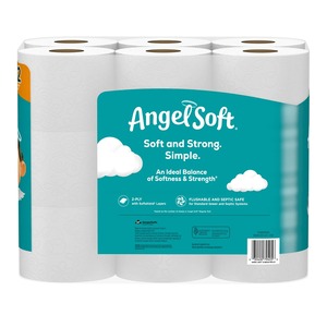 Papel higiénico Angel Soft de 2 capas, 18 mega rollos - Product Image 6