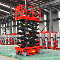 Plateforme élévatrice mobile à ciseaux hydraulique électrique robuste de haute qualité pour l'entretien industriel