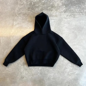 Sudadera con capucha de algodón de lana de alta calidad Unisex, logotipo personalizado, patrón sólido, impresión Digital, tejido no tejido de invierno - Product Image 3