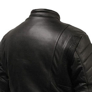 Veste en cuir imperméable coupe-vent d'équitation de course de moto de qualité supérieure/Meilleure veste en cuir de moto pour hommes - Product Image 6