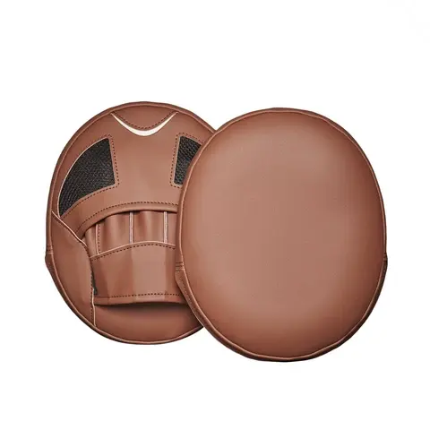 Bán buôn đấm mục tiêu Mitts cho boxing Brown Màu Thái Kick Pad Karate đào tạo Mitts Focus Mitts boxing đào tạo Focus Pads