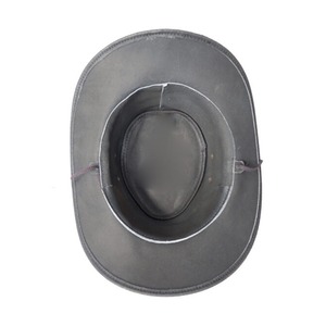 Sombrero de cuero de vaca de alta calidad Nuevo sombrero de vaquero de cuero personalizado de moda 2024 a bajo precio - Product Image 5