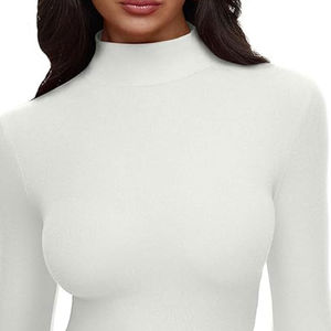 Chemises à manches longues tendance streetwear, service OEM, fabrication sur mesure en 100 % coton, chemises à manches longues pour femmes avec service OEM - Product Image 6