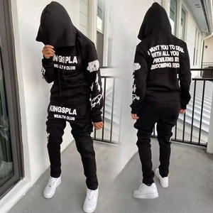 Custom High Quality Tracksuits with Side <b>Strips</b> Men's Set Workout for Men Wholesale Customize Tracksuit & Sweatsuit - Product Image 2