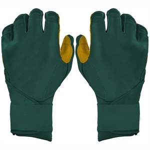 Guantes de Bateo de Béisbol de Primera Calidad con Color Personalizado, Transpirables, con Logotipo Personalizado, de Poliéster/Algodón, con Cierre de Gancho y Bucle para Mano Derecha - Product Image 1