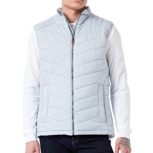 Winter Sleeveless Jacket Men Warm <b>Thick</b> Shiny Color Design Male Custom Logo <b>Quilting</b> Puffer Vest Down Coat OEM Serviced - Product Image 1