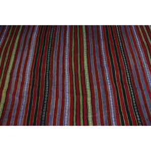 Alfombra Turca de Lana de 5.2x7.5 pies, Color Rojo Púrpura con Borde - Product Image 4