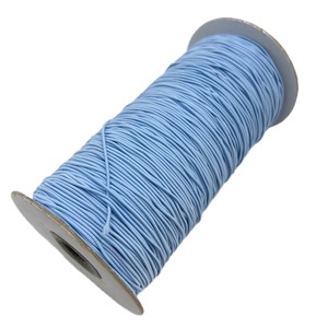 Corde élastique en polyester tressée bleu clair personnalisée de 1.2mm pour sacs vêtements chaussures textiles pour la maison - Product Image 5