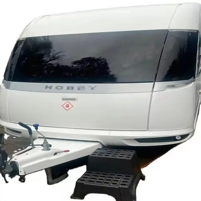 Kopen Fiberglas Camper Trailer Mobiele Europese Motorfiets Camping Trailer Camper Mini Trailer Tegen Goedkope Prijzen