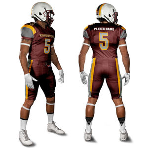 เสื้อเจอร์ซีย์ฟุตบอลอเมริกันที่มีคะแนนสูงสุดเกรดการออกแบบที่โดดเด่นการสร้างแบรนด์พรีเมี่ยมตัวเลือกยอดนิยมสำหรับเครื่องแบบจำนวนมาก - Product Image 1