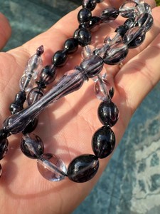 สร้อยคอลูกปัดเรซิ่นสีอำพันมุสลิมพร้อมกลิ่นหอม33เม็ด - Product Image 2