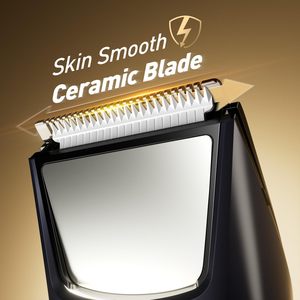 Rasoir électrique pour homme avec lames en céramique, lumière LED et verrouillage de voyage, tondeuse pour poils du corps - Product Image 5