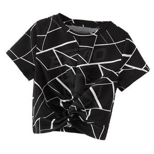 Camisetas Cortas de Verano de Manga Corta con Cuello Redondo, Camisetas Cortas Transpirables de Alta Calidad - Product Image 2