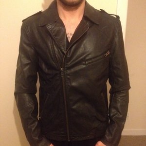 Veste en cuir véritable pour hommes de qualité supérieure et modèle la plus populaire Veste en cuir pour hommes respirante personnalisée - Product Image 2