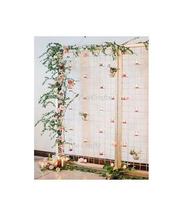 Toile de fond couleur or en fer Toile de fond taille et forme personnalisées pour les événements de mariage et les occasions spéciales - Product Image 1