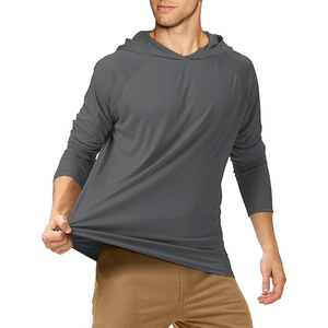 Otoño Invierno Pullover Sudadera Color Cuello con capucha Patrón de mezcla de algodón Bloque multicolor Cordón sudaderas con capucha para hombres - Product Image 2