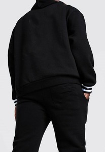 Venta al por mayor unisex chándal de neopreno pulóver en blanco liso chándal holgado de gran tamaño con capucha y pantalones de chándal conjunto chándal hombres - Product Image 4