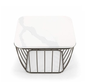 Tables basses en métal modernes inspirées du luxe avec des finitions au design exquis Choix élégant pour toute décoration d'espace Top tendance - Product Image 1