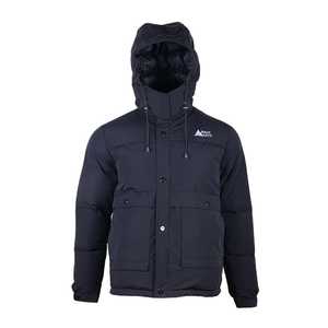 Leppa Veste cargo d'hiver pour homme Impression vintage Revêtement imperméable Coupe-vent Col à capuche Nylon Polyester Remplissage Fermeture à glissière - Product Image 6