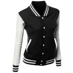 Chaqueta Universitaria para Mujer, 100% Lana, Logotipo Personalizado, Bordado, Parche de Chenilla, Alta Calidad, Servicio OEM, Precio Económico 2026 - Product Image 2