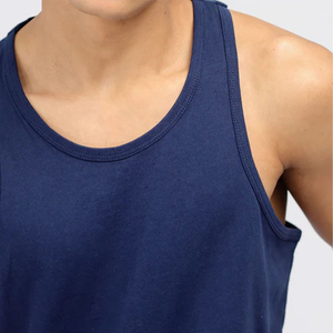 Vente en gros Débardeur en coton sans manches pour hommes Gym Workout Muscle Shirt Respirant Casual Summer Vest for Fitness and Training - Product Image 2