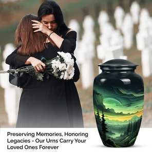 เถ้ากระดูกสำหรับใช้ในห้องโดยสารในป่าโกศสำหรับเผาขี้เถ้าโกศของมนุษย์สมัยใหม่ - Product Image 3