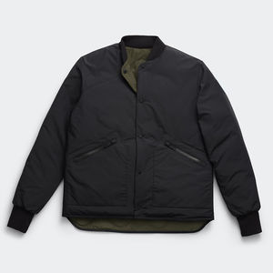 Chaqueta de Invierno para Hombre, Estilo Urbano, Acolchada, de Lana, Impermeable, Transpirable, Reversible, Bordada, con Capucha y Cremallera - Product Image 5