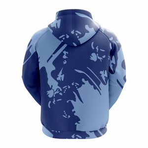 Wholesale 100% Polyester Custom Pullover Hoodie <b>Men's</b> Fleece Hoodies with Sublimation Embroidery Winter Print Pattern - Product Image 2
