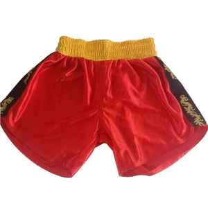 Pantalones cortos unisex de alta calidad hechos a medida para Muay Thai y MMA, fabricación de pantalones cortos de boxeo, ropa de artes marciales - Product Image 3