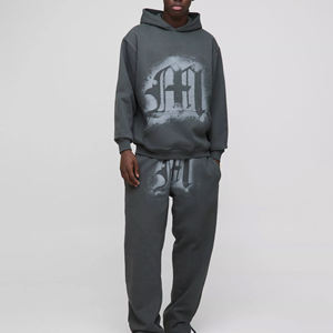 Survêtement à capuche pour homme OEM, nouvelle arrivée, avec logo, 100% coton, survêtement décontracté, prix bas - Product Image 1