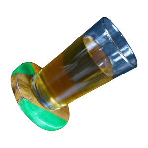 SOLOBEAT Tapis à Boissons Moderne de Luxe Écologique Fait Main en Bois Naturel pour la Maison, le Bureau, le Salon, la Chambre à Coucher, l'Extérieur - Product Image 1