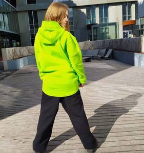 Sweat-shirt long ample à grande capuche pour hommes femmes Streetwear Vêtements Sweat à capuche vert vif, Sweat à capuche en coton vert surdimensionné - Product Image 4