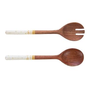Outils à salade en gros au meilleur prix, ensemble de serveurs à salade en bois de qualité supérieure, utilisation à la maison et en cuisine pour les mariages - Product Image 1