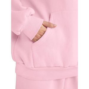 Ensemble survêtement en polaire pour l'automne 2026, vente chaude, streetwear élégant, couleur personnalisée, taille plus, ensemble pantalon deux pièces pour femmes - Product Image 6