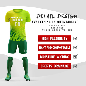 Uniformes de Fútbol para Hombre, Camisetas y Pantalones Cortos Sublimados Personalizados, Ropa de Entrenamiento Transpirable, Proveedor OEM ODM - Product Image 6