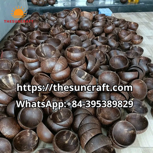 Wholesale Coconut Shell Bowls-Natural Handmade Carved Eco-Friendly Lightweight Durable Custom Bowls for Hotel Restaurant Home - Product Image 4