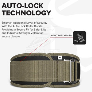 Durable High Strength Adjustable Eco-Friendly Nylon Customize Weightlifting Lever <b>Belt</b> for Long Lasting Gym Fitness Performance - Product Image 3