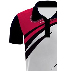 Polo à manches courtes pour homme personnalisé, mélange de coton de qualité supérieure, design bicolore, blanc, noir, rouge, décontracté, respirant, vêtements de golf OEM - Product Image 3