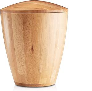 Urna de cremación funeraria de madera pulida para hombres y mujeres adultos, almacenamiento de cenizas humanos - Product Image 4