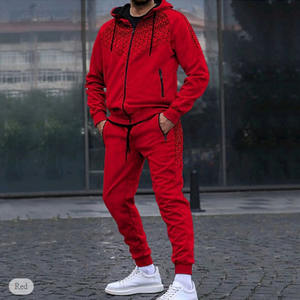 Chándal informal de colección de invierno para hombre, conjunto de sudadera y chándal para correr para hombre, chándales de algodón 100% de Pakistán - Product Image 5