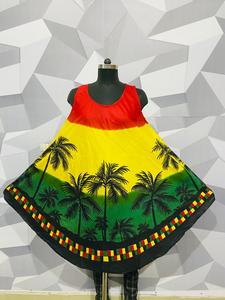 Women's Summer Loose Fit <b>Kaftan</b> Soft Cotton Umbrella <b>Beach</b> Dress Viscose and Polyester Material - Product Image 2