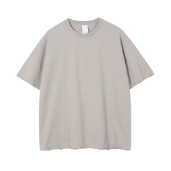 Camiseta de algodón puro para hombre, camisa de manga corta desgastada con hombros descubiertos, ropa informal, 2022 - Product Image 4