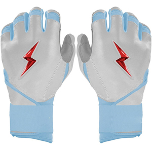 Guantes de bateo de béisbol de softbol para hombre de todos los colores personalizados de alta calidad Guantes de cuero genuino al por mayor Característica transpirable - Product Image 1