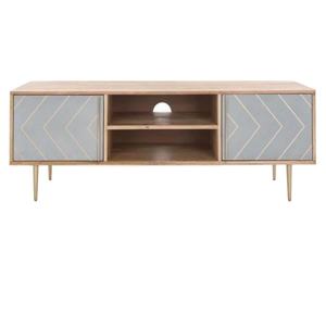 Rắn chân TV giao diện điều khiển Bảng với có thể điều chỉnh kệ và hai Tủ TV trung tâm giải trí được thiết kế cho đồ nội thất phòng khách - Product Image 1