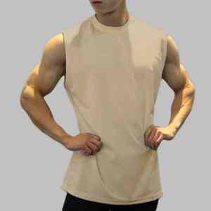 Camiseta sin mangas de gimnasio con logotipo personalizado, camiseta transpirable para entrenamiento, camisetas atléticas musculares, chaleco sin mangas, ropa deportiva para hombres - Product Image 3