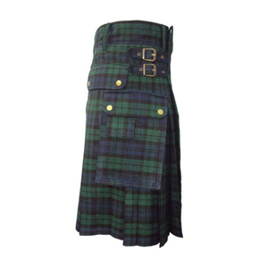 Kilts de lana acrílica de tela de tartán tradicional musical con el mejor diseño personalizado para hombres - Product Image 6